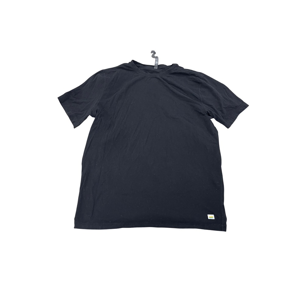 Vuori Mens Rise Shine Pima Cotton Seacell Stretch T-Shirt Black XL I02